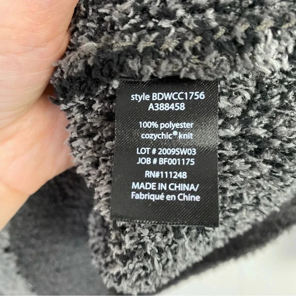 Barefoot Dreams Cozy Chic Seaside Crew Neck Zebra Camo Super Soft Sweater Small - Picture 12 of 14